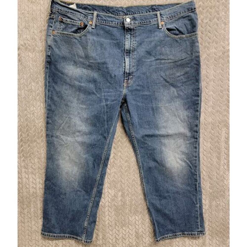 Levi's 559 Relaxed Straight 47x29 Blue Jeans Medium Wash Casual Modern Denim